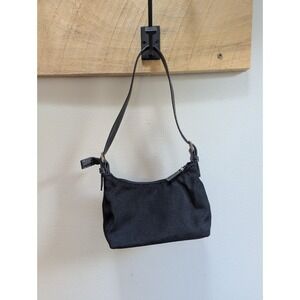 Vintage VTG Nine and Company Black Mini Bag Shoulder Purse 90s Y2k Mesh Armpit
